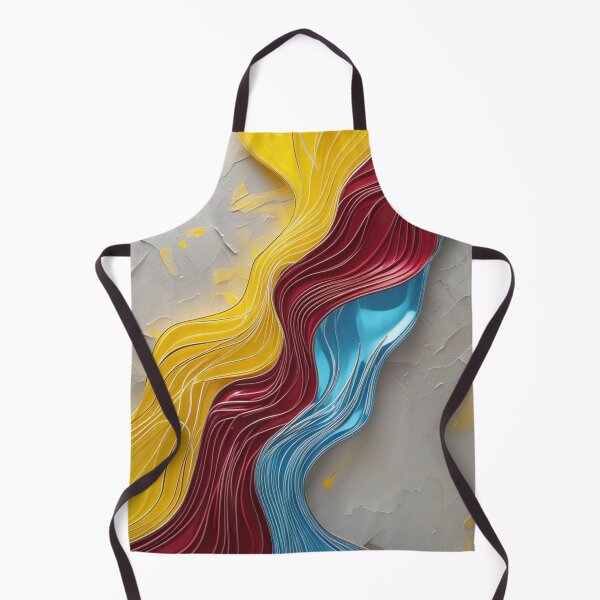 Item preview, Flowing Red Yellow Blue Abstract designed and sold by Harmonic_Layers.
