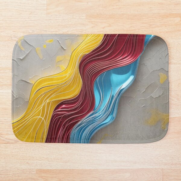 Item preview, Flowing Red Yellow Blue Abstract designed and sold by Harmonic_Layers.
