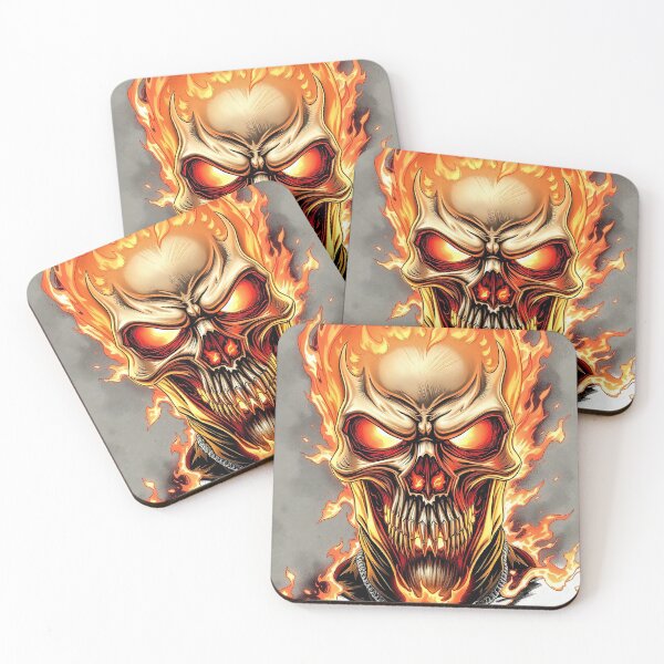 Item preview, Flaming Skull designed and sold by csdesign73.