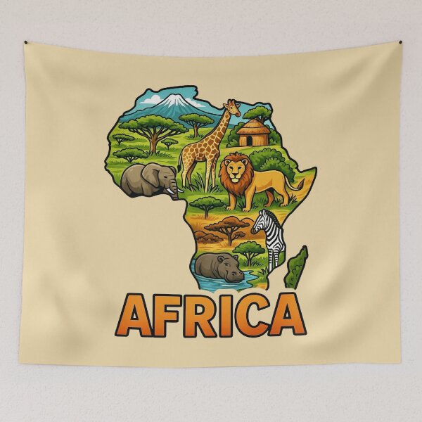 Item preview, Africa Travel — Wildlife & Safari Adventure designed and sold by Myra365Art.
