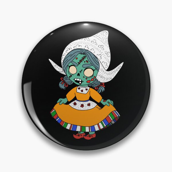 Item preview, Cute Dutch Zombie Girl designed and sold by HRSCreates.