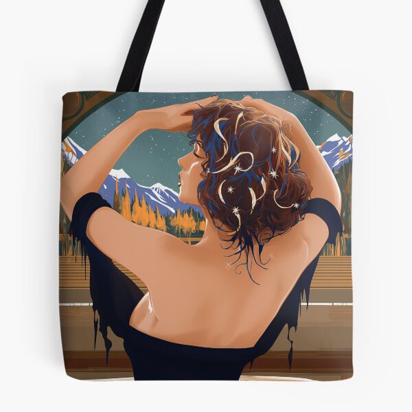 Item preview, Starry Mountain Elegance - Mucha Inspired Art designed and sold by Kelly Designed.
