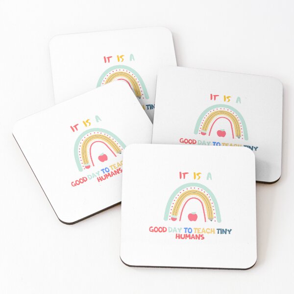 Item preview, Cute Teacher Rainbow Quote – It Is a Good Day to Teach Tiny Humans designed and sold by Kstyle93.