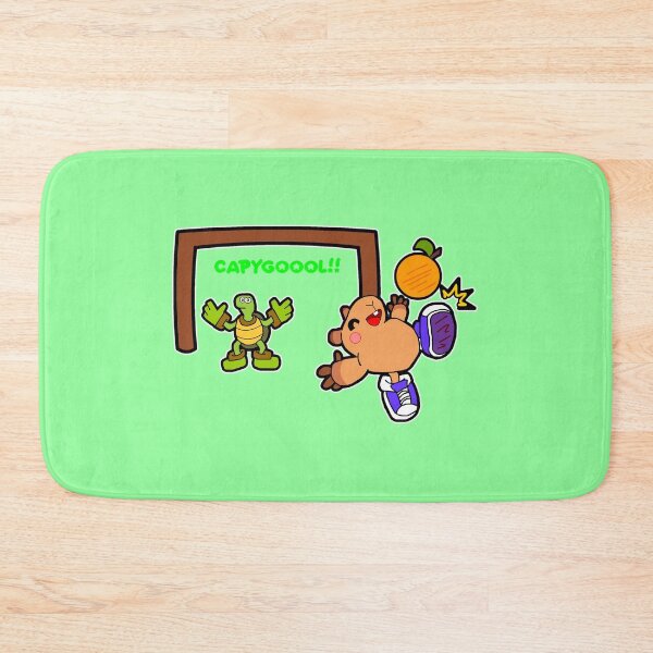Item preview, capybara soccer designed and sold by fantasmahappy.