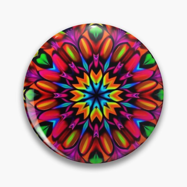 Item preview, Trippy Hippie Kaleidoscope Mandala designed and sold by HLPsychDesigns.
