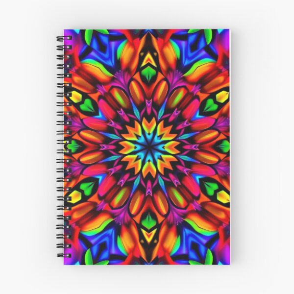 Item preview, Trippy Hippie Kaleidoscope Mandala designed and sold by HLPsychDesigns.