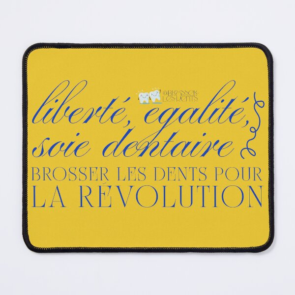 Item preview, Liberté, égalité, soie dentaire designed and sold by londonook.