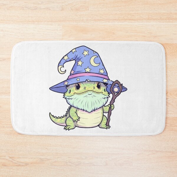 Item preview, Wizard Bearded Dragon Magical Lizard Fantasy Art designed and sold by Wander-made Wonders .