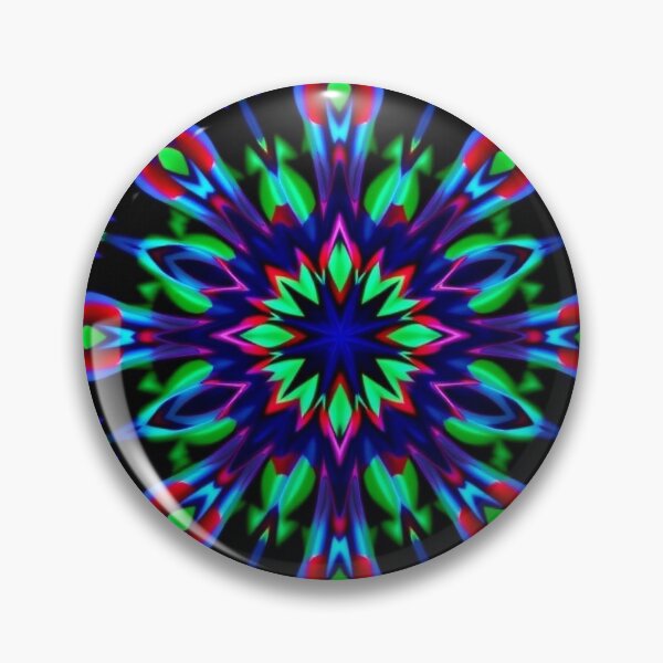 Item preview, Retro Psychedelic Kaleidoscope Burst designed and sold by HLPsychDesigns.