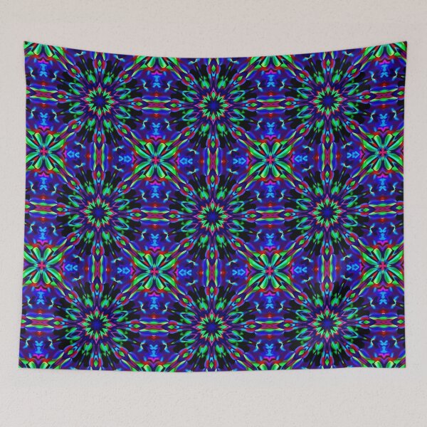 Item preview, Retro Psychedelic Kaleidoscope Burst designed and sold by HLPsychDesigns.