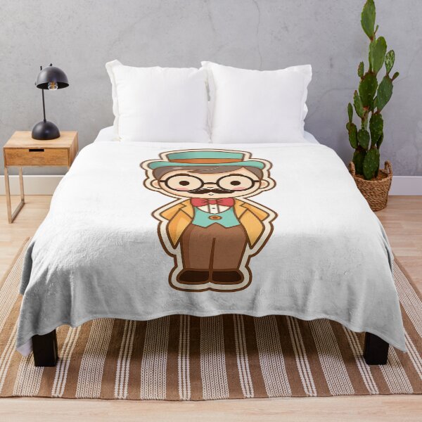 Item preview, Cute Vintage Gentleman Cartoon Sticker | Kawaii Mustache & Top Hat Character Art designed and sold by Line Designs By Duck.