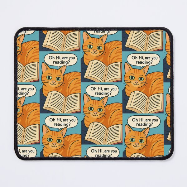 Item preview, Oh Hi, Are You Reading? designed and sold by BooksMyCatsStol.