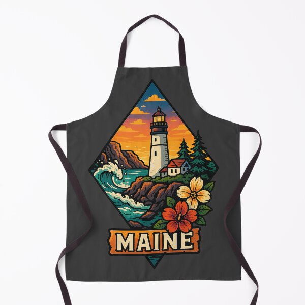 Item preview, Maine artistic design lighthouse and Atlantic coast designed and sold by Ahau Designs.