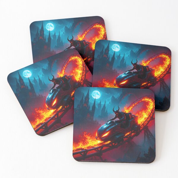 Item preview, The Ride of Fire at Midnight designed and sold by PictureNZ.