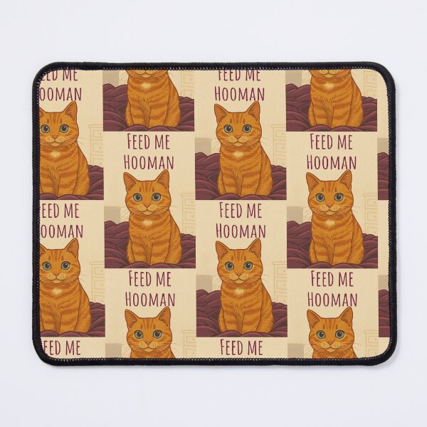 Item preview, Feed Me Hooman designed and sold by BooksMyCatsStol.