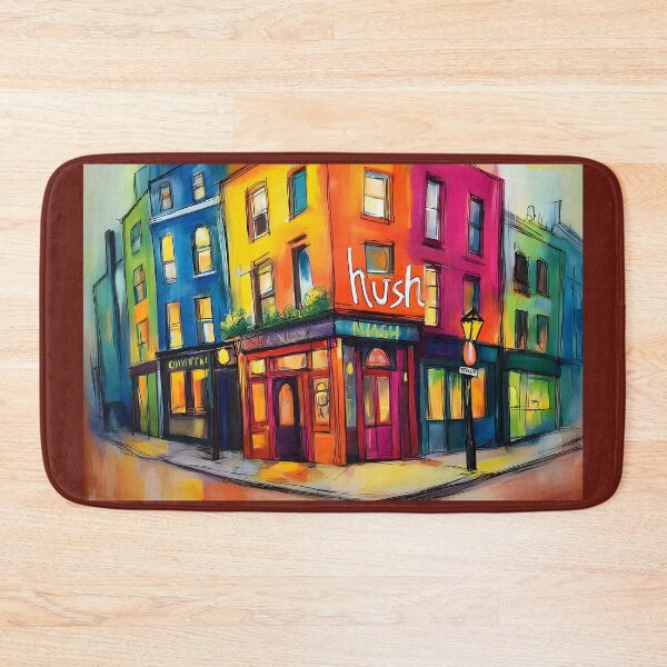 Item preview, Step Into HUSH - A Vibrant Abstract Celebration of Urban Color Energy and City Charm designed and sold by OlfactoART Studio.
