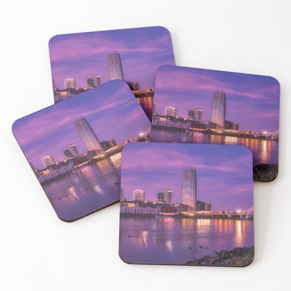 Item preview, Eurovea Tower at Night – Bratislava Skyline designed and sold by RastislavS.