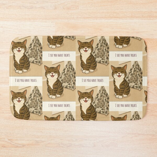 Item preview, I See You Have Treats Cartoon designed and sold by BooksMyCatsStol.