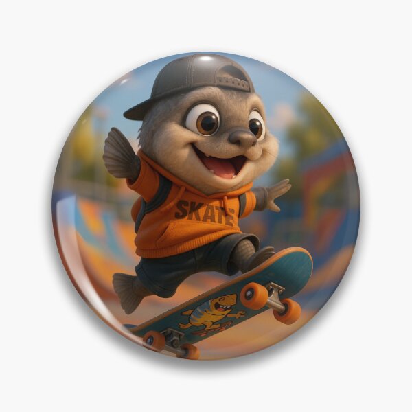 Item preview, Skater Barramundi Fish designed and sold by Sillytoe.