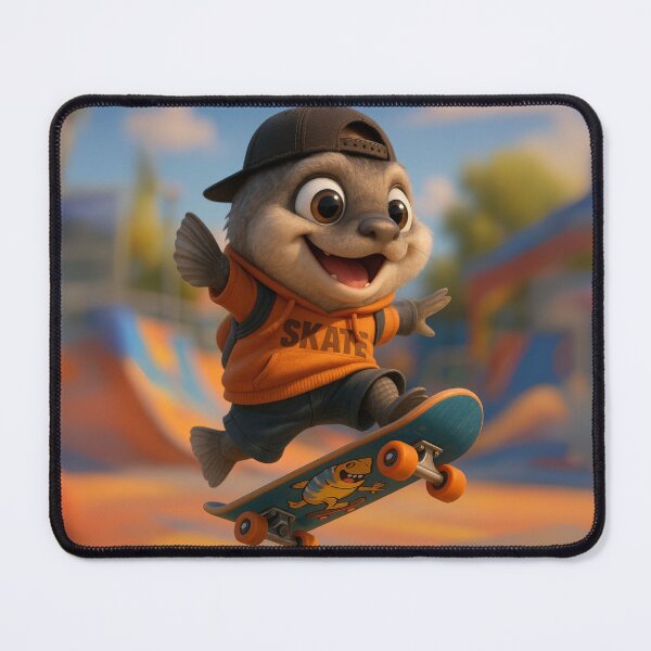 Item preview, Skater Barramundi Fish designed and sold by Sillytoe.