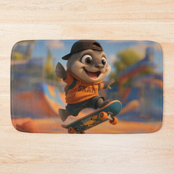 Item preview, Skater Barramundi Fish designed and sold by Sillytoe.