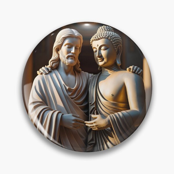 Item preview, Jesus and Buddha Statues designed and sold by Studio50three.