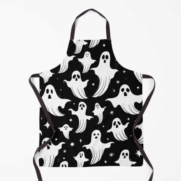 Item preview, Black and white ghost pattern designed and sold by Madison Creates.