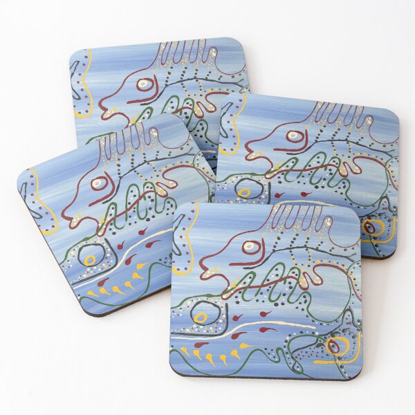 Item preview, Squiggly Fish designed and sold by Artsalacarte.