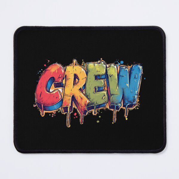 Item preview, CREW – Oldschool Graffiti Block Letters Urban Streetwear Design designed and sold by Meiersbeste.