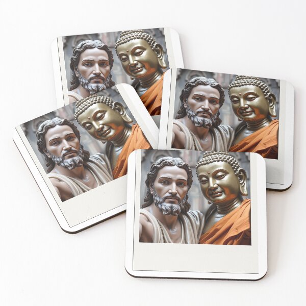 Item preview, Jesus takes a selfie with Buddha designed and sold by Studio50three.