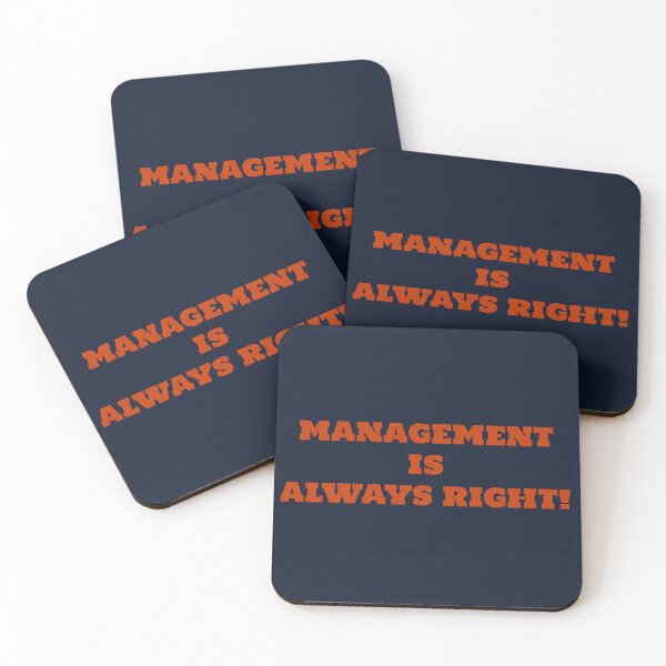 Artikelvorschau, MANAGEMENT HAT IMMER RECHT! 3 Zeilen entworfen und verkauft von MANAGEMENT IS ALWAYS RIGHT!.