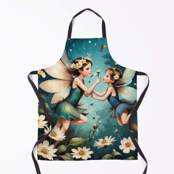 Item preview, Two Fairies dancing in the Sky designed and sold by FlosArtPrintShop.