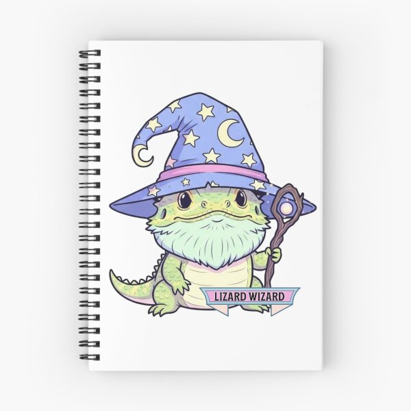 Item preview, Lizard Wizard – Magical Bearded Dragon Fantasy Design designed and sold by Wander-made Wonders .