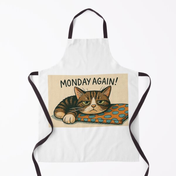 Item preview, Monday Again designed and sold by BooksMyCatsStol.