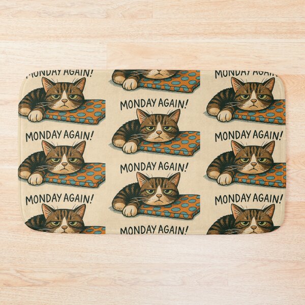 Item preview, Monday Again designed and sold by BooksMyCatsStol.
