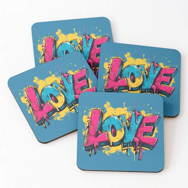 Item preview, LOVE – Graffiti Street Art Lettering | Bold Dripping Style designed and sold by Meiersbeste.