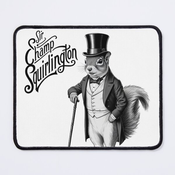 Item preview, Cute Squirrel In Top Hat & Coat designed and sold by Uniquely Yours.