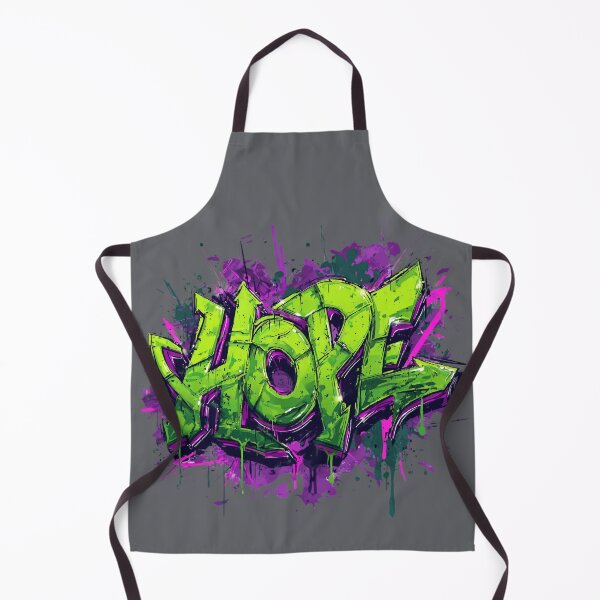 Item preview, HOPE – Graffiti Street Art Tag Neon Green & Purple, Dripping Style designed and sold by Meiersbeste.