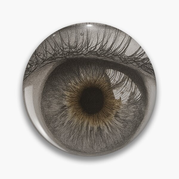 Item preview, Realistic Pencil Eye Drawing – Black and White Dot Art Illustration designed and sold by Line Designs By Duck.