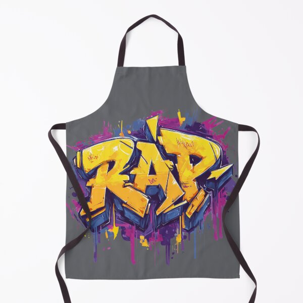 Item preview, RAP – Wildstyle Graffiti Neon Splash & Drips designed and sold by Meiersbeste.