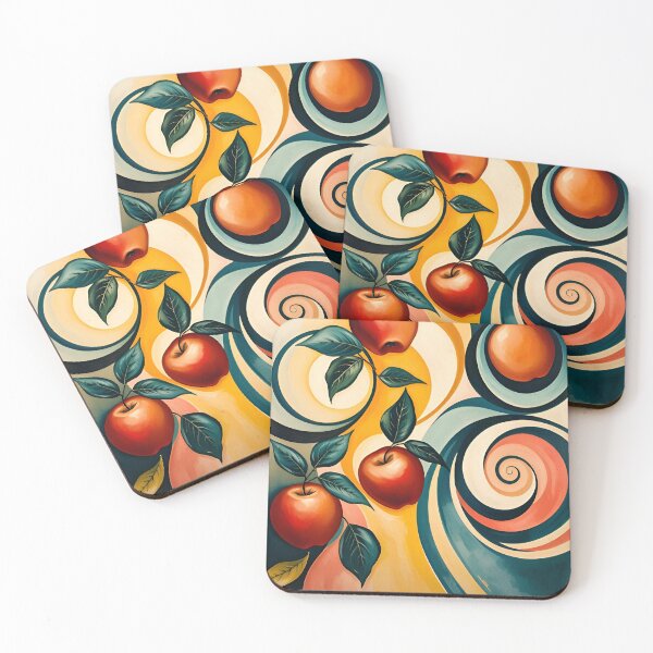 Item preview, Curves, Spirals and Apples in Love designed and sold by Ciervo Primavera.