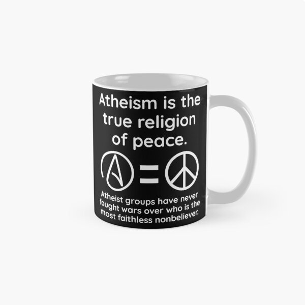 Item preview, Atheism= peace  designed and sold by Rachel the Artist .