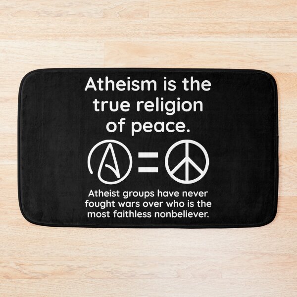 Item preview, Atheism= peace  designed and sold by Rachel the Artist .