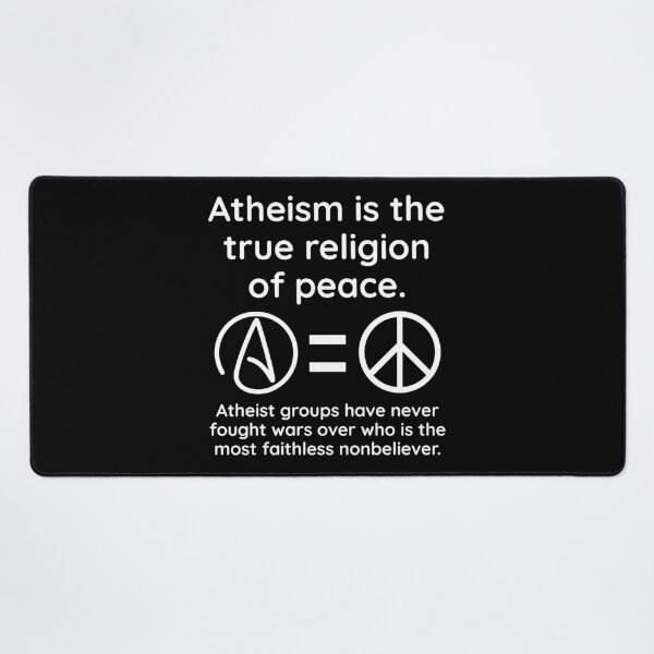 Item preview, Atheism= peace  designed and sold by Rachel the Artist .