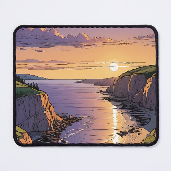 Item preview, Violet Glow on the Cliffside designed and sold by HorizonHues.