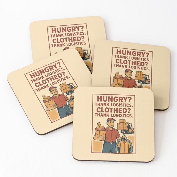 Item preview, Thank Logistics – Clothes, Food and Everything We Need designed and sold by RetroNibylander.