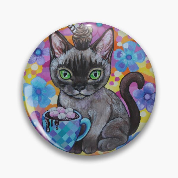 Item preview, Hot Chocolate (Cafe cat) designed and sold by Lynda Bell.