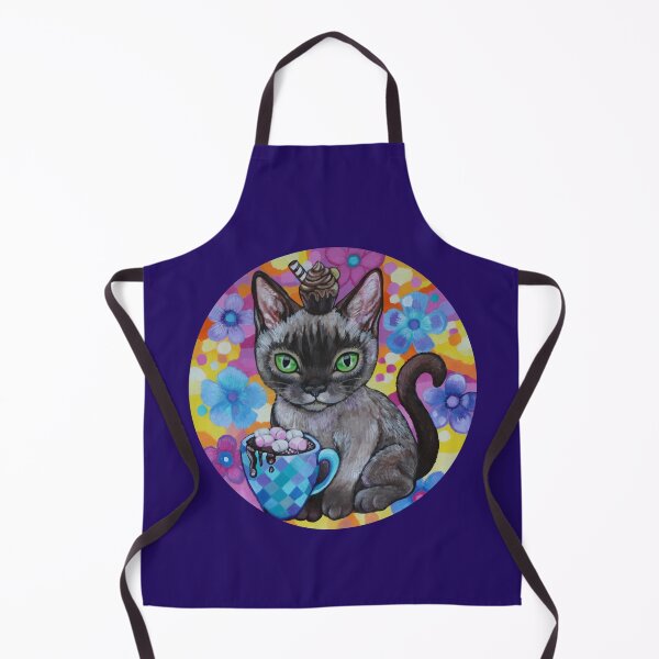 Item preview, Hot Chocolate (Cafe cat) designed and sold by Lynda Bell.
