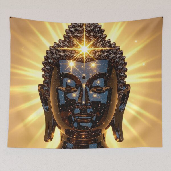 Item preview, Cosmic Buddha Head - 10 designed and sold by TantricBuddha.