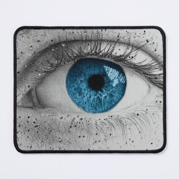 Item preview, Realistic Blue Eye Drawing | Hyper-Detailed Pencil Art designed and sold by Line Designs By Duck.